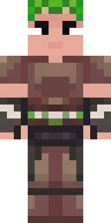a champion in leather and iron with a laurel wreath