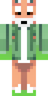 an anthropomorphic fox in a green explorer jacket