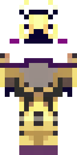 a piglin brute in gold armor with a snout and tusks