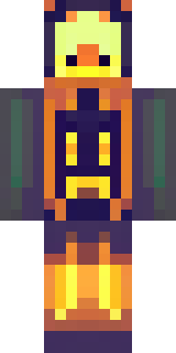 a Halloween pumpkin-headed figure in a dark cloak