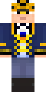 an airship captain in a navy coat with copper gadgets