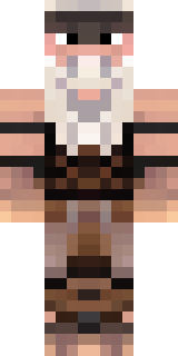 a viking warrior in fur and iron with a braided beard