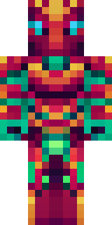 a dragon-rider in scaled crimson armor with leather wings