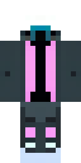 a cyberpunk mercenary in a black jacket with neon-pink circuitry