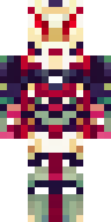 a dragon-rider in scaled crimson armor with leather wings