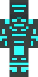 a neon cyber-ninja in dark bodysuit with teal light trim