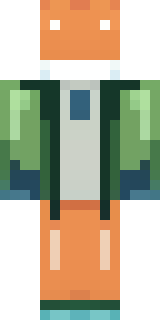 an anthropomorphic fox in a green explorer jacket