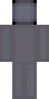 an enderman-inspired figure, tall and black with purple eyes