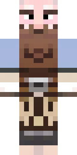 a viking warrior in fur and iron with a braided beard
