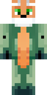 an anthropomorphic fox in a green explorer jacket