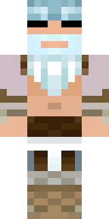 a frost viking in white furs and a horned helm