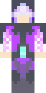 an end-realm sorcerer in obsidian robes with violet particles
