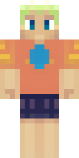 a summer surfer in board shorts with sun-bleached hair