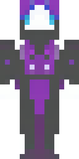 an end-realm sorcerer in obsidian robes with violet particles