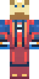 a masked hero in a sleek red and blue suit with a chest emblem