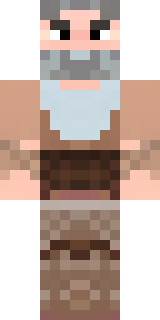 a viking warrior in fur and iron with a braided beard