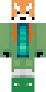 an anthropomorphic fox in a green explorer jacket
