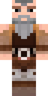 a viking warrior in fur and iron with a braided beard