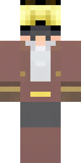 a steampunk inventor in a brown leather coat and brass goggles
