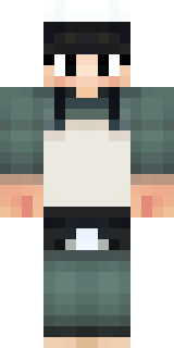 a sushi master in a dark apron with a headband