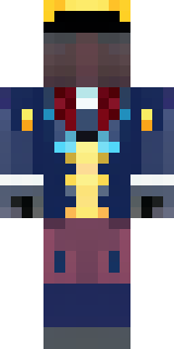 an airship captain in a navy coat with copper gadgets