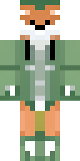 an anthropomorphic fox in a green explorer jacket