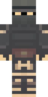 a ronin in weathered dark armor and a straw hat