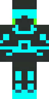 a neon cyber-ninja in dark bodysuit with teal light trim