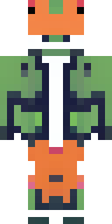 an anthropomorphic fox in a green explorer jacket