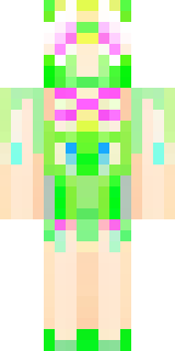 a spring fairy in a petal dress with translucent wings