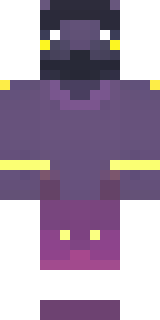 a nether hunter in crimson hide with glowing gold trim