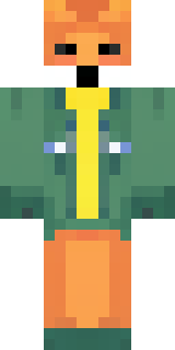 an anthropomorphic fox in a green explorer jacket